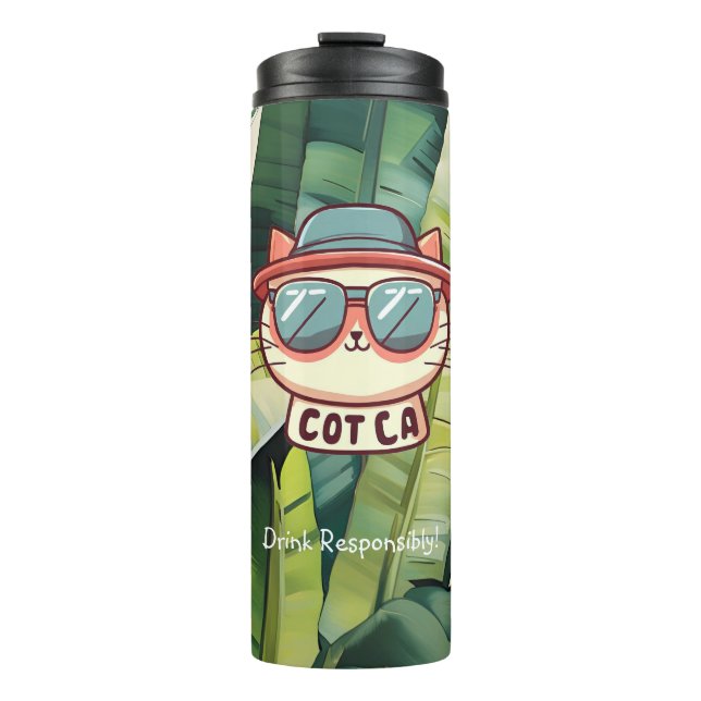 Ca Ca botella de gato fresco (Anverso)