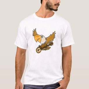 CA Eagle con una camiseta del banjo