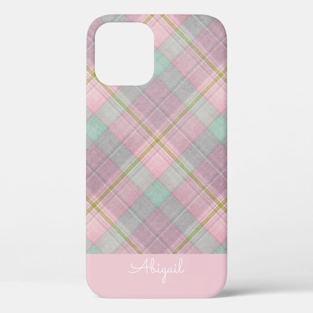 Ca para iPhone de Funda de guión elegante rosa (Reverso )