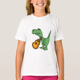 CA T-Rex que juega la camiseta de la guitarra
