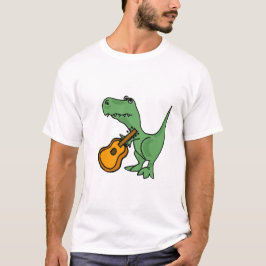 CA T-Rex que juega la camiseta de la guitarra