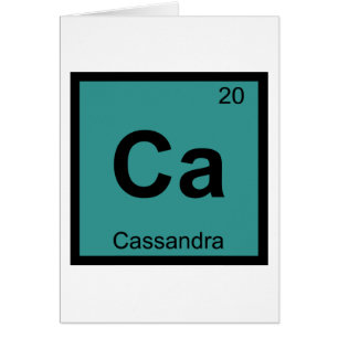 Ca - Tabla periódica de química griega Cassandra