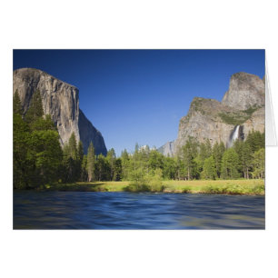 CA, Yosemite NP, Valley view con El Capitan,