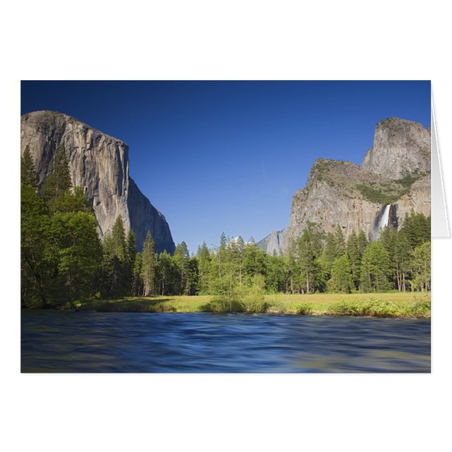 CA, Yosemite NP, Valley view con El Capitan, (Anverso (Horizontal))