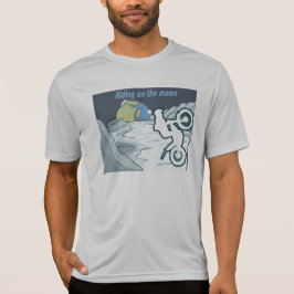 cabalgando en la camiseta de la luna