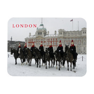 Caballería doméstica de Londres en el imán de la n