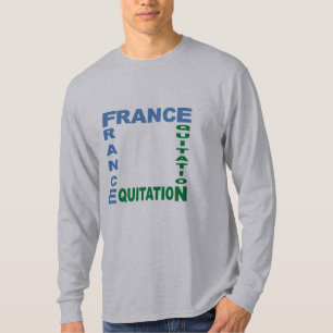CABALLERÍA grises FRANCIA de camiseta básica
