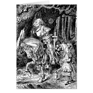 Caballero Blanco Vintage de Alicia en el País de l