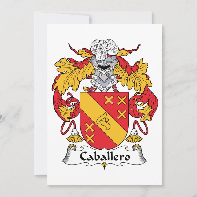 Caballero de la familia Crest (Anverso)