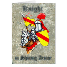 Caballero en la pintura brillante de la armadura