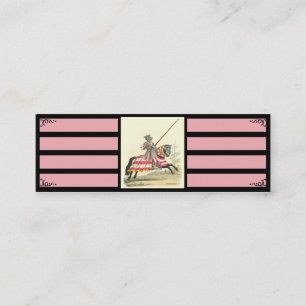 Caballero en tarjeta de visita brillante de la