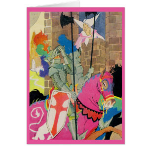 caballero medieval a caballo