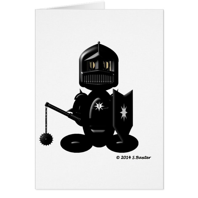 Caballero negro (llano) (Frente)