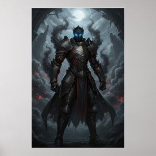 Caballero Oscuro del Póster de Arte del Reino Ardi
