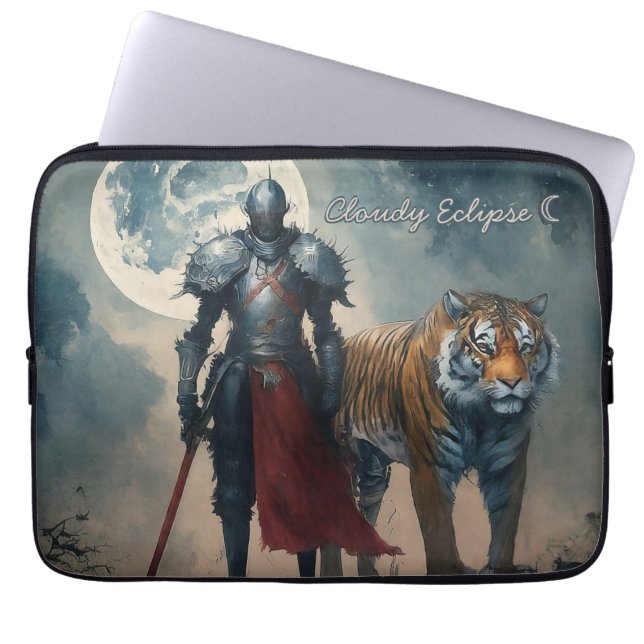 Caballero Oscuro Medieval y Bolsa / Funda de Luna  (Frente)