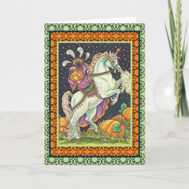 CABALLERO SIN CABEZA CABALLERÍA GRANDES TARJETA DE (Anverso)