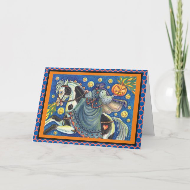 CABALLERO SIN CABEZA CABALLERÍA GRANDES TARJETA DE (Anverso)