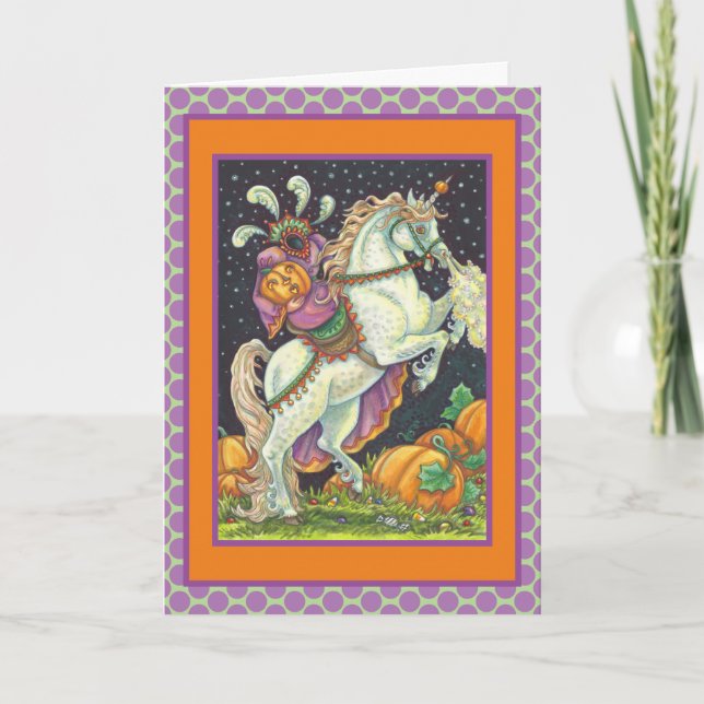 CABALLERO SIN CABEZA CABALLERÍA GRANDES TARJETA DE (Anverso)