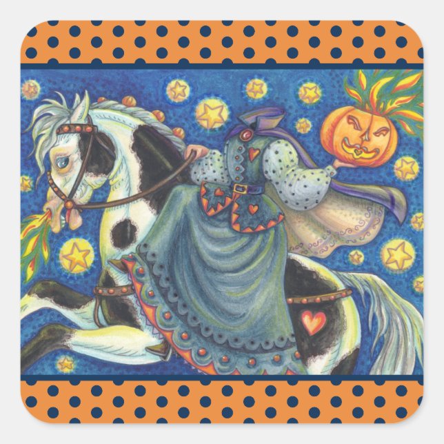 CABALLERO SIN CABEZA, PEGATINAS SIDESADDLE Squ (Anverso)