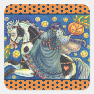 CABALLERO SIN CABEZA, PEGATINAS SIDESADDLE Squ