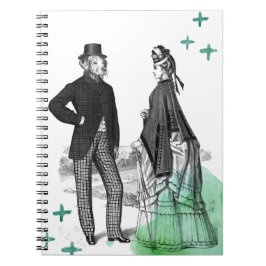 Caballero y dama victorianos | Cuaderno