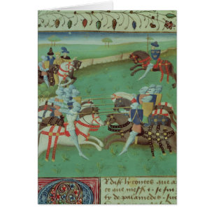 Caballeros de enseñanza a joust