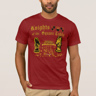 Caballeros de la tabla cuadrada, camiseta adulta