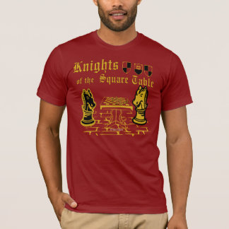Caballeros de la tabla cuadrada, camiseta adulta