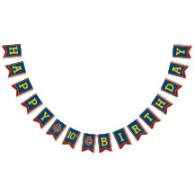 Caballeros medievales Feliz cumpleaños 10° bandera