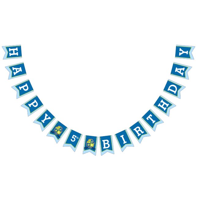 Caballeros medievales Feliz cumpleaños 5 banderas  (Todo)