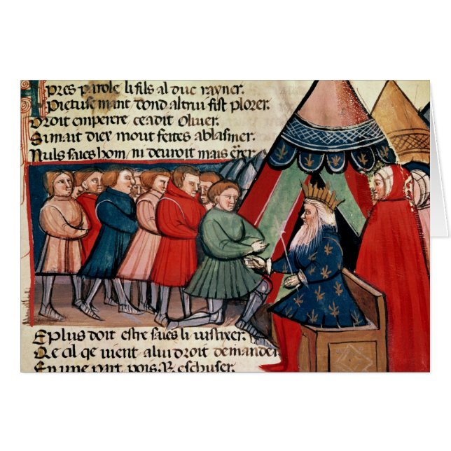 Caballeros que prometen su lealtad (Anverso (Horizontal))