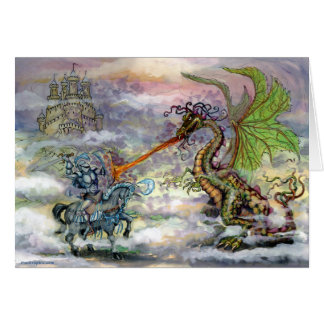 Caballeros y tarjetas de los dragones
