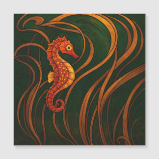 Caballito de mar Art Nouveau