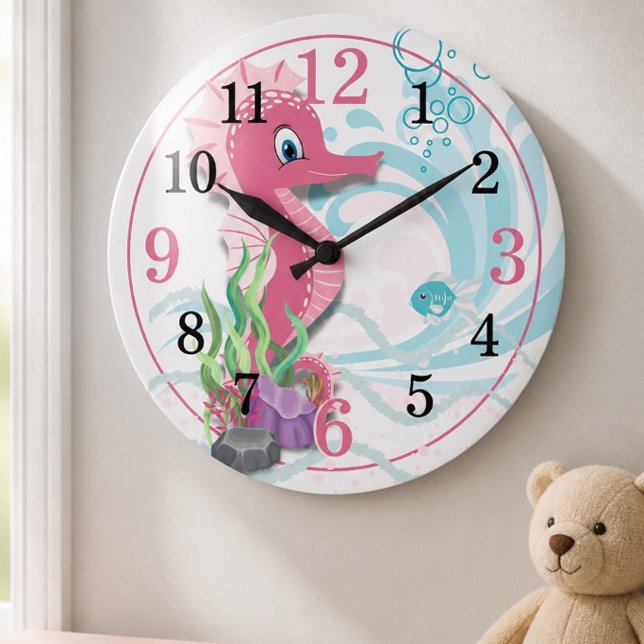 Caballito de Mar Bebé | Reloj de Pared para Habita (Subido por el creador)