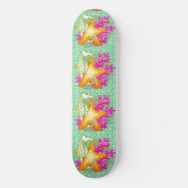 Caballito de mar Estrella de mar  Patineta (Anverso)