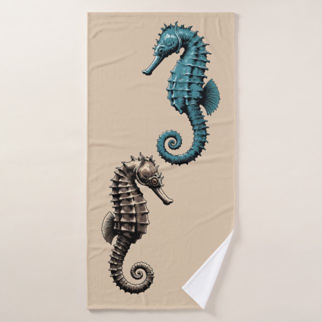 Caballitos de mar  (Toalla de baño)