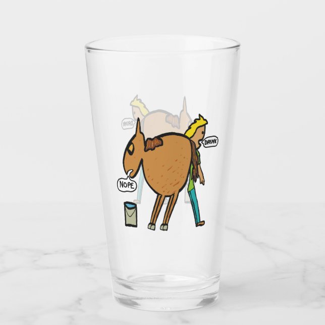 Caballo al agua (Anverso)