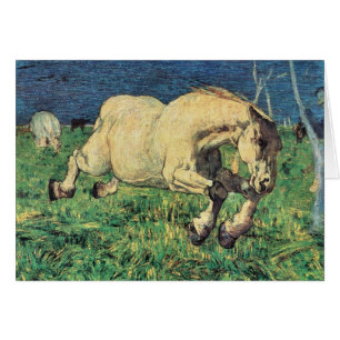 Caballo al galope de Giovanni Segantini, Arte Anti