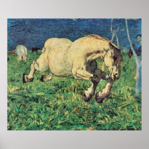 Caballo al galope de Giovanni Segantini, Arte Anti