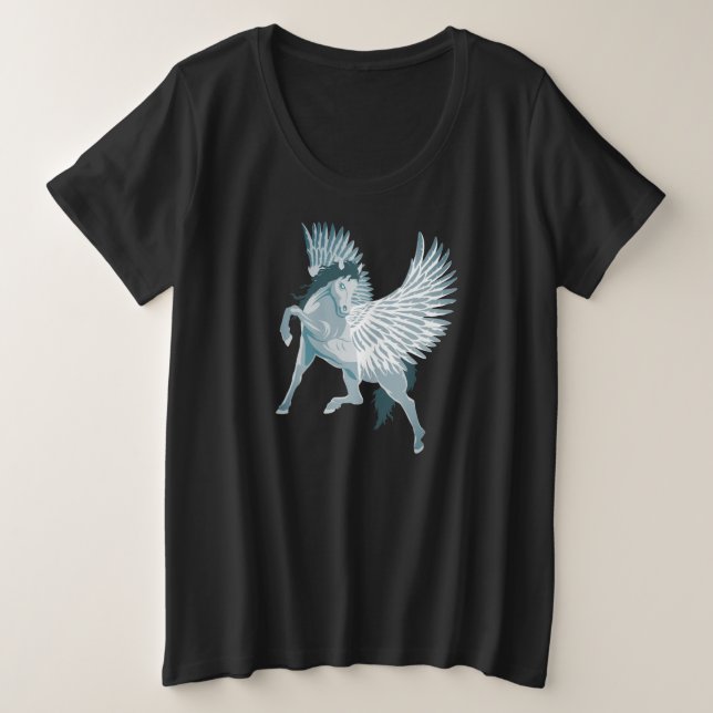 Caballo alado de la mitología griega Pegasus (Anverso del diseño)