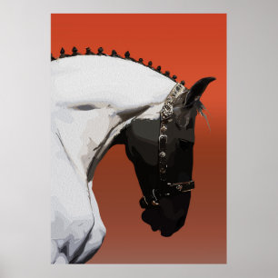 Caballo Andaluz Elegante – Arte Ecuestre Majestuos