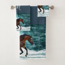 Caballo Árabe Galopante Tema Invernal