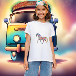 Caballo arco iris camisetas