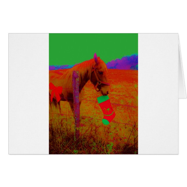 Caballo arcoiris navidades (Anverso (Horizontal))