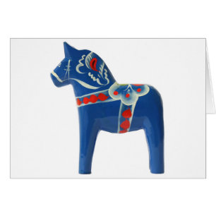 Caballo azul de Dala del sueco
