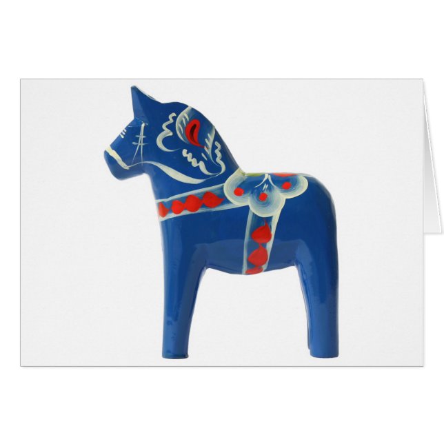 Caballo azul de Dala del sueco (Anverso (Horizontal))