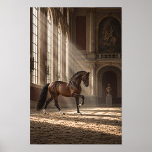Caballo Bay en Arte de Pared de Gran Sala de Monta