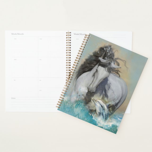 Caballo blanco andaluz - Calendario, planificador (Demostración)