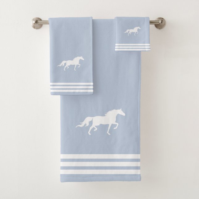 Caballo Blanco Personalizado y Tres Franjas sobre  (In situ)