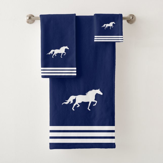 Caballo Blanco Personalizado y Tres Franjas sobre  (In situ)